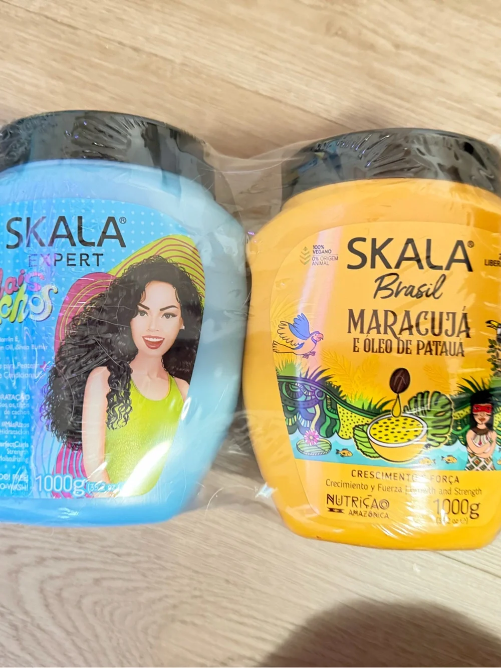 Skala Kids Hair Mask Duo – Blue & Orange Nourishing Treatment